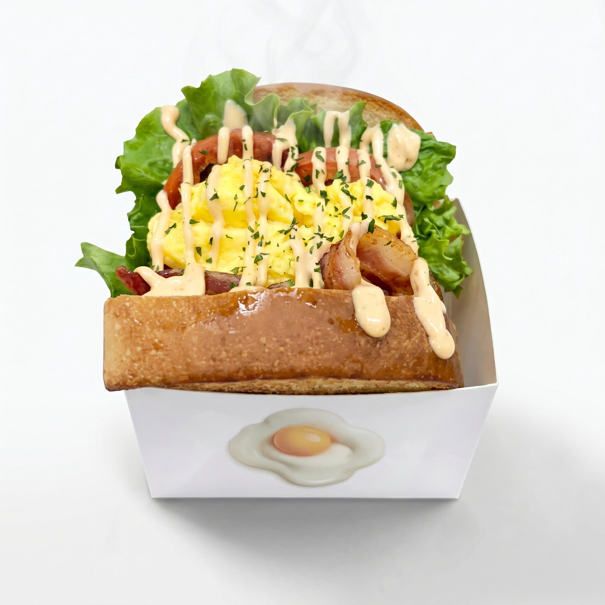 The Garlic BLT Cloud sandwich at Egg Cloud in London, Ontario